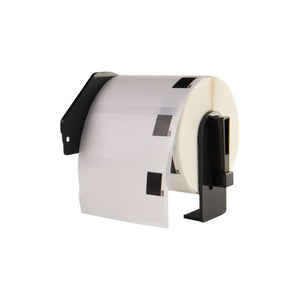 Brother DK-11204 compatible labels, 17 mm x 54 mm, 400 etiketten per rol, incl brother houder, permanent