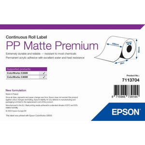 Epson PP Matte Labels | 105 mm x 29 m
