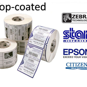 Premium Coated Direct Thermische Labels met permanente belijming