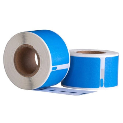 Dymo 99010 Blauw compatible labels, 89 mm x 28 mm, 130 etiketten, permanent