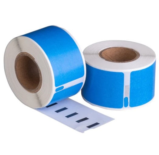 Dymo 99014 Blauw compatible labels, 101 mm x 54 mm, 220 etiketten, permanent