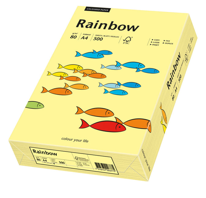 Euro-Label BV Rainbow A4 80 gram chamois, pak 500 vel