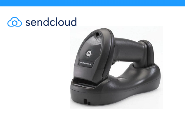 Select the number of shipping labels here / Choose your label printer here / Zebra LI4278 wireless with Cradle - € 185,-