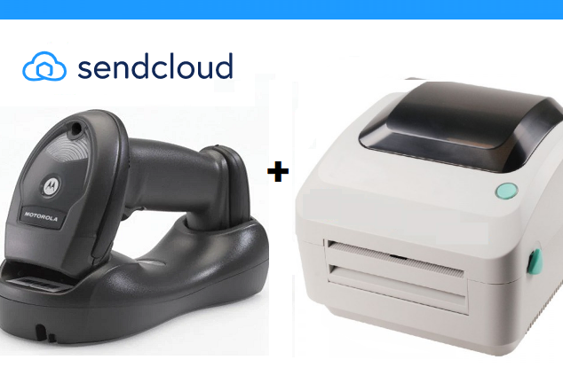 Select the number of shipping labels here / EL-1190 Label Printer with USB+Network - € 140,- / Zebra LI4278 wireless with Cradle - € 185,-