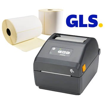 Zebra Bundelpakket - Zebra Printer + 12 rollen GLS etiketten