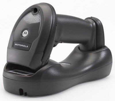 Scanner including cradle, USB cable, and battery (BLACK)